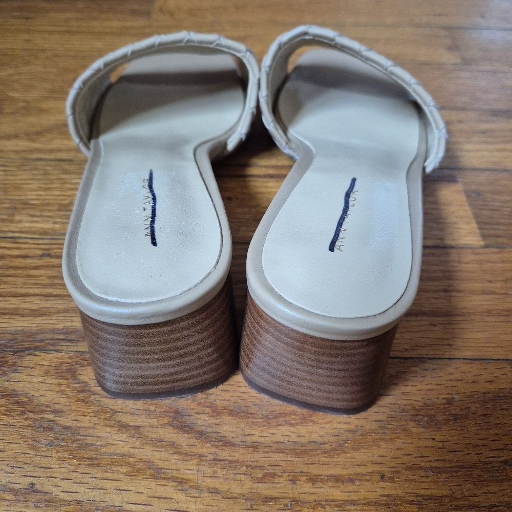 Woven Slide Sandals in Beige - Women - Picture 8 of 13